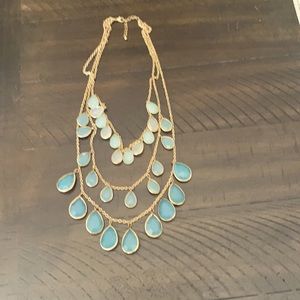 Green and gold necklace